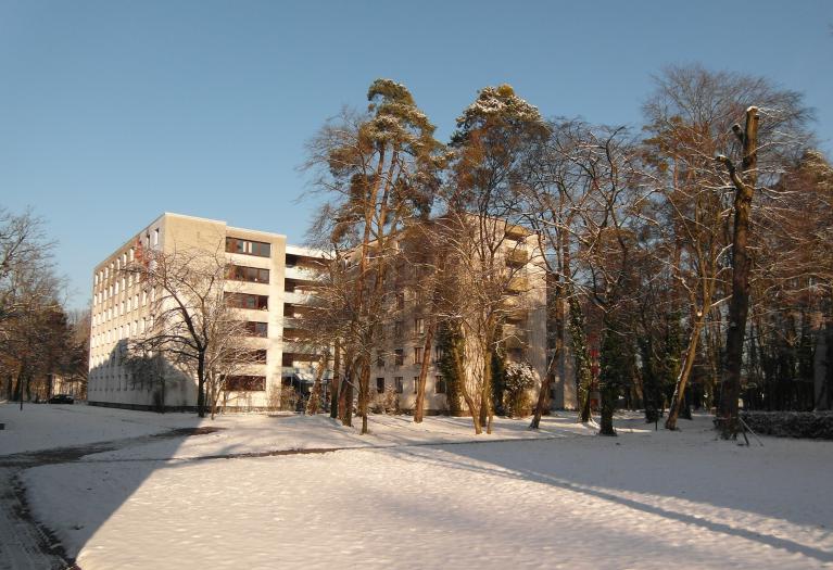 HaDiKo Compound covered in snow