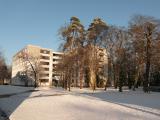 HaDiKo Compound covered in snow